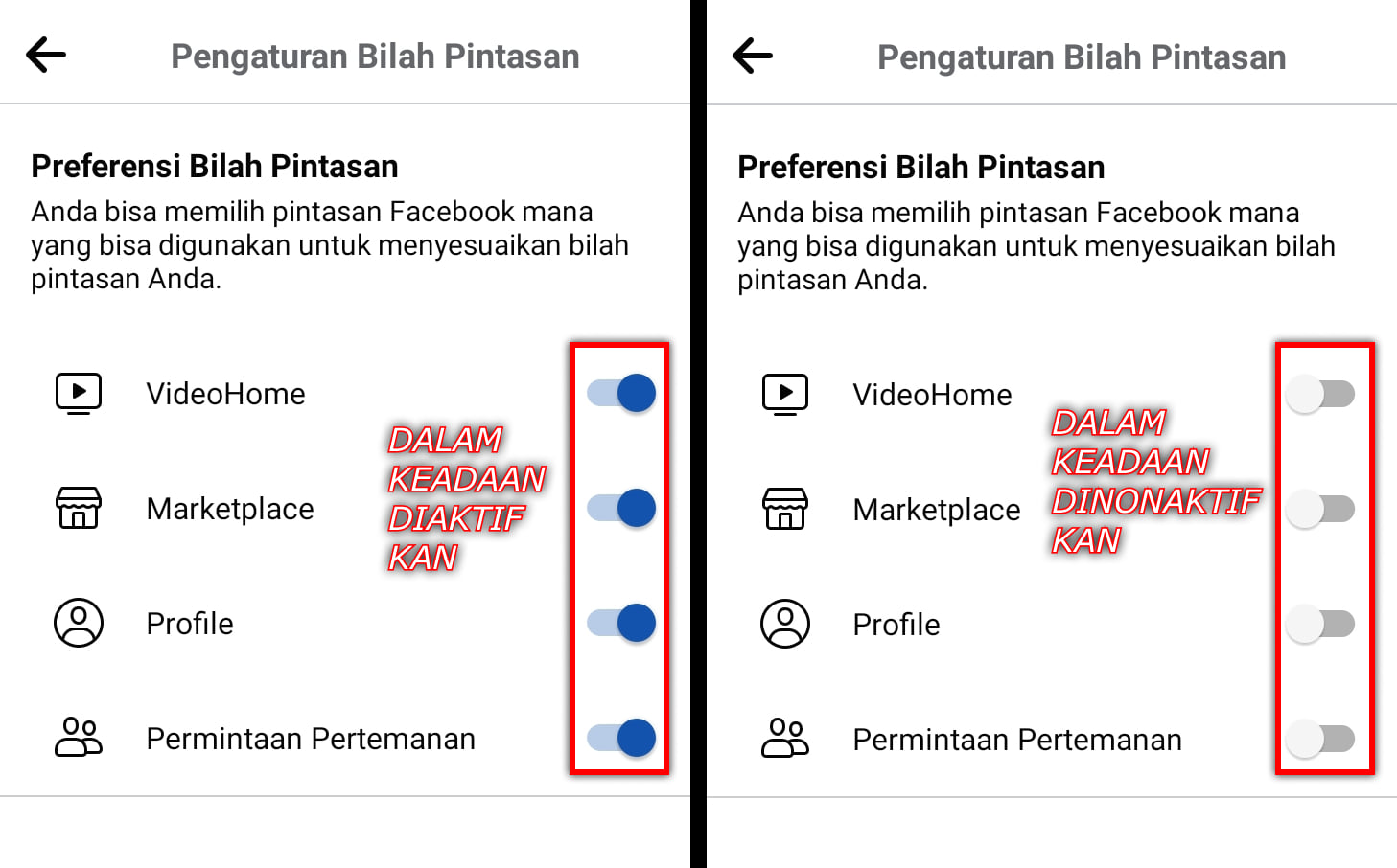 Cara Mengatur Shortcut atau Bilah Pintasan di Facebook
