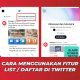 Cara Menggunakan Fitur List atau Daftar di Twitter