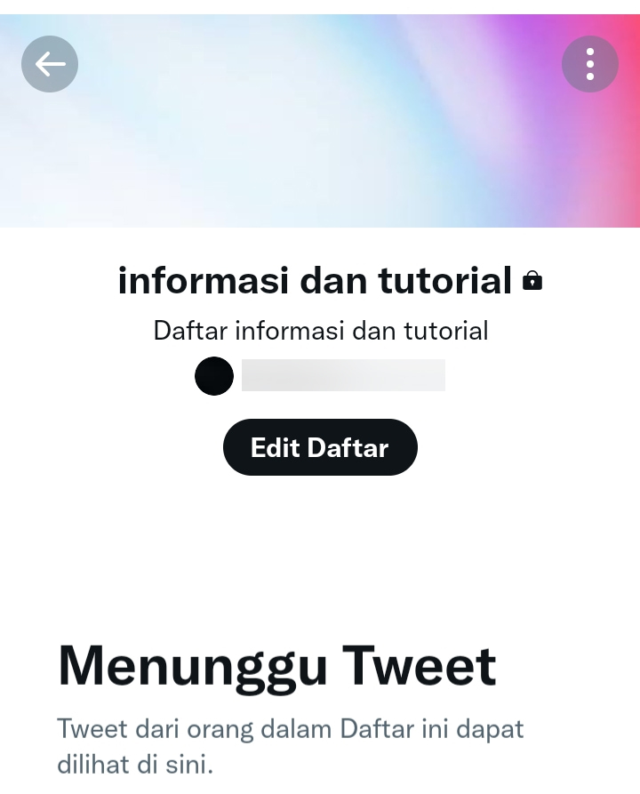 Cara Menggunakan Fitur List atau Daftar di Twitter