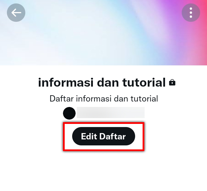 Cara Menggunakan Fitur List atau Daftar di Twitter