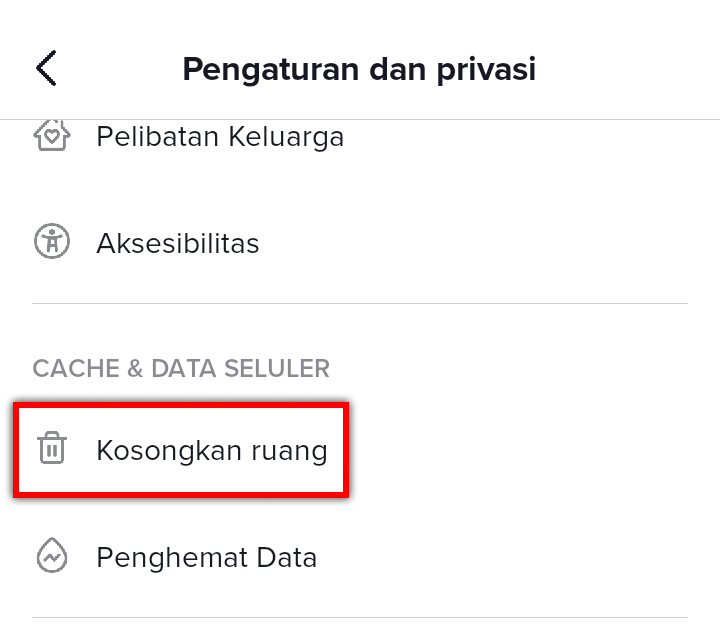 Cara Menghapus Cache Aplikasi Tiktok