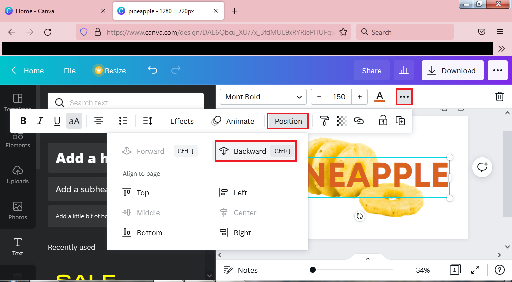 Cara Membuat Overlay Text di Canva3