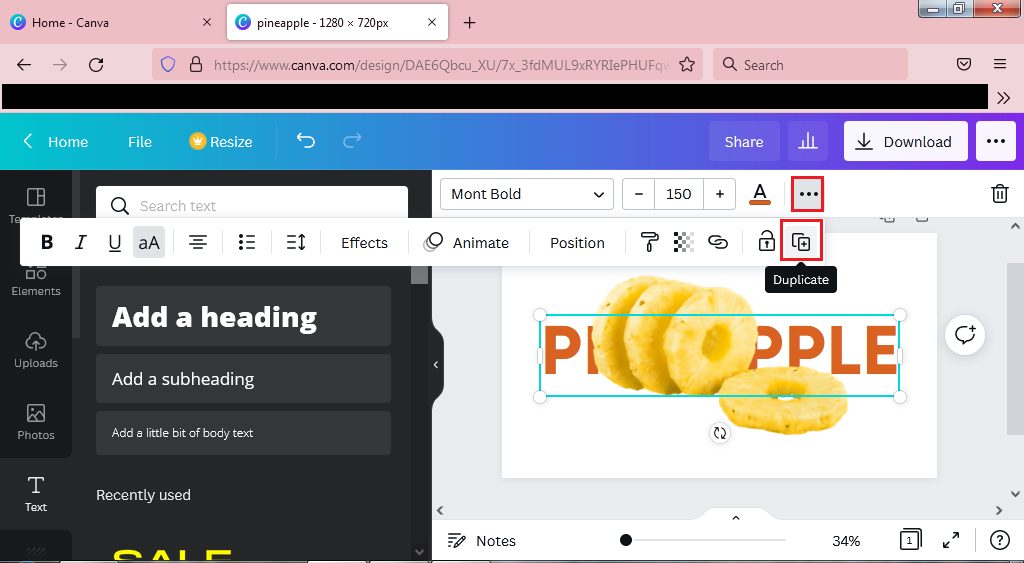 Cara Membuat Overlay Text di Canva 4