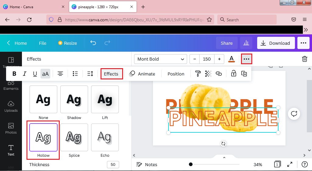 Cara Membuat Overlay Text di Canva 5