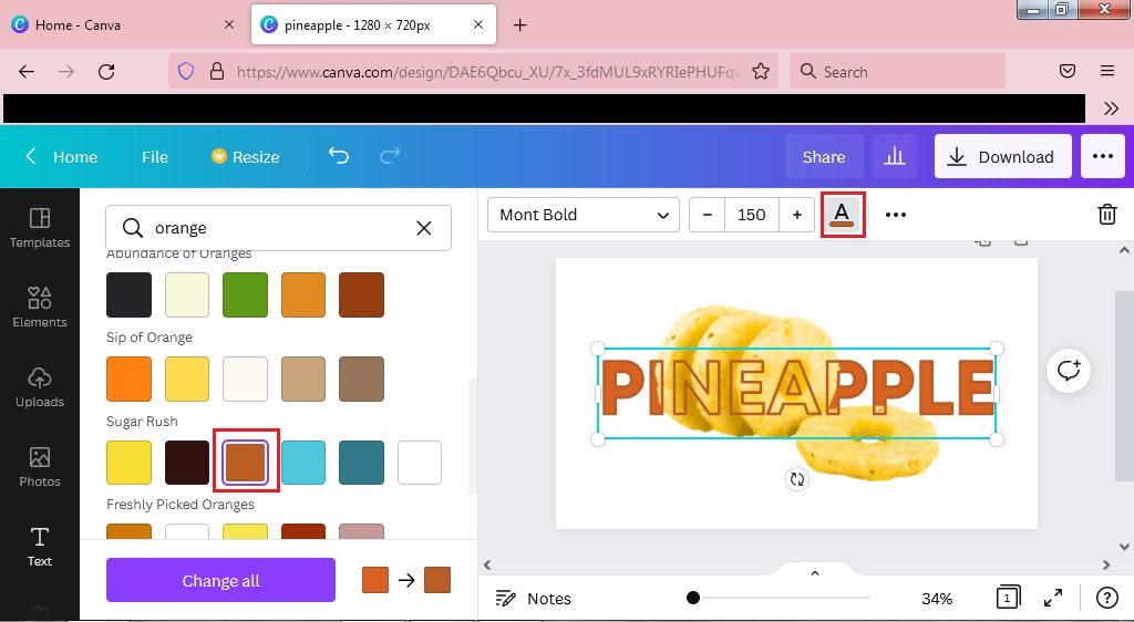 Cara Membuat Overlay Text di Canva 6