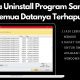Cara Uninstall Program di Windows Sampai Bersih