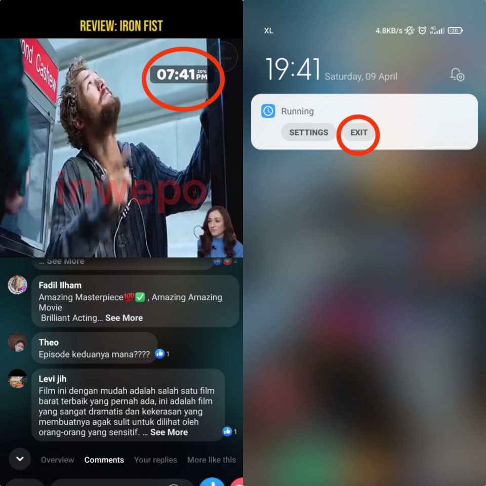 Cara Menambahkan Floating Clock di Android