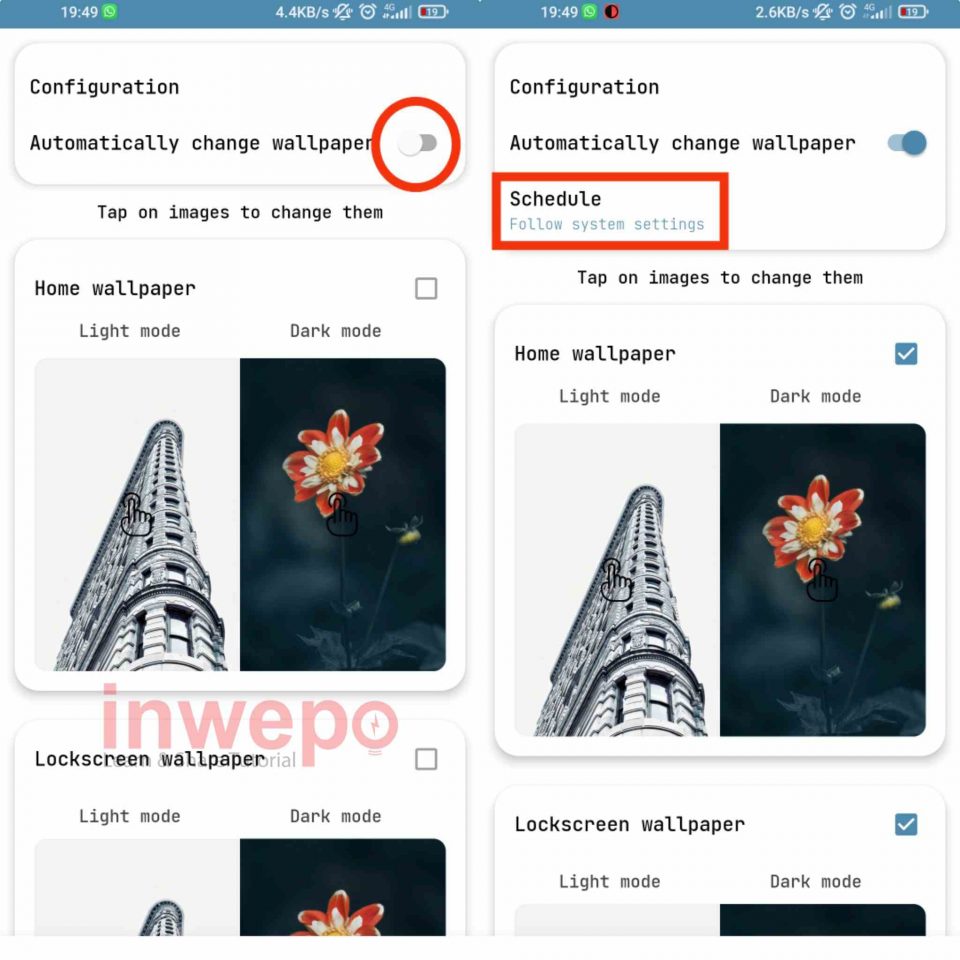 Cara Ganti Wallpaper Otomatis Siang dan Malam