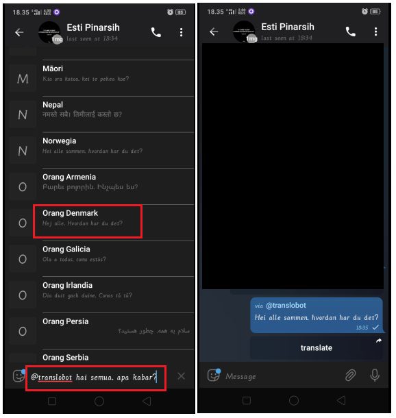 Cara Mudah Membuat Pesan Bahasa Asing di Telegram