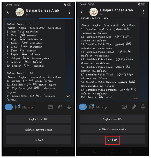 Cara Belajar Bahasa Arab Menggunakan Bot Telegram