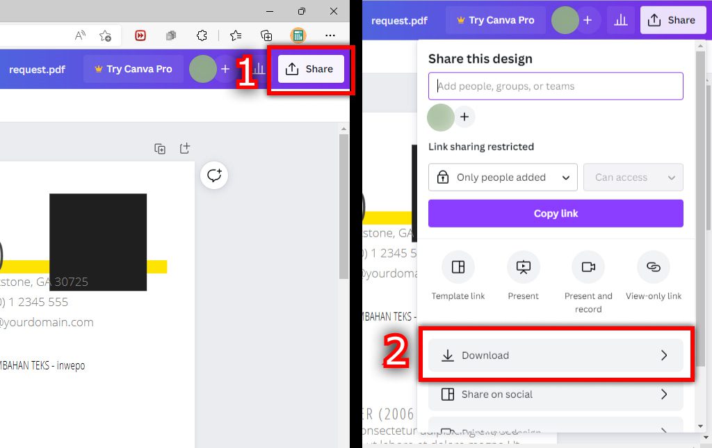 Cara Edit File Pdf di Canva