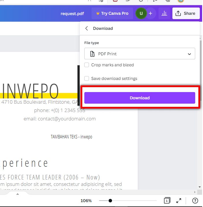 Cara Edit File Pdf di Canva