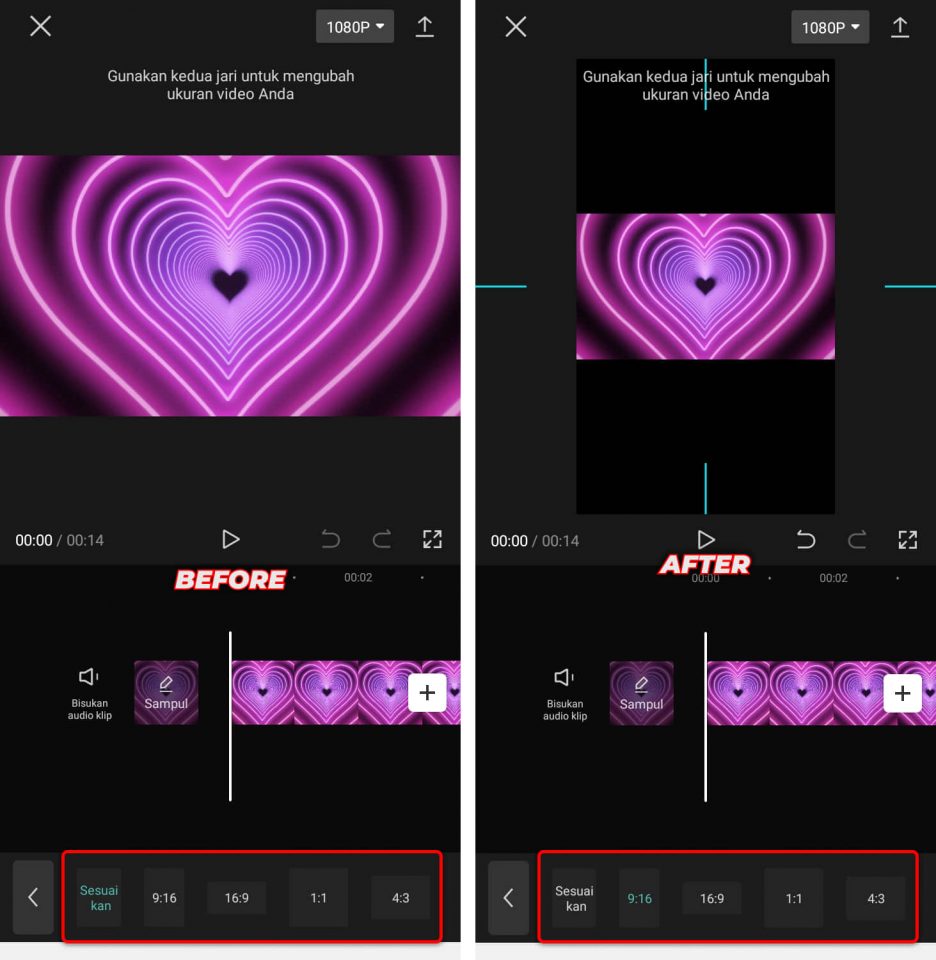 Cara Mengubah Aspek Rasio Proyek Video Di Capcut