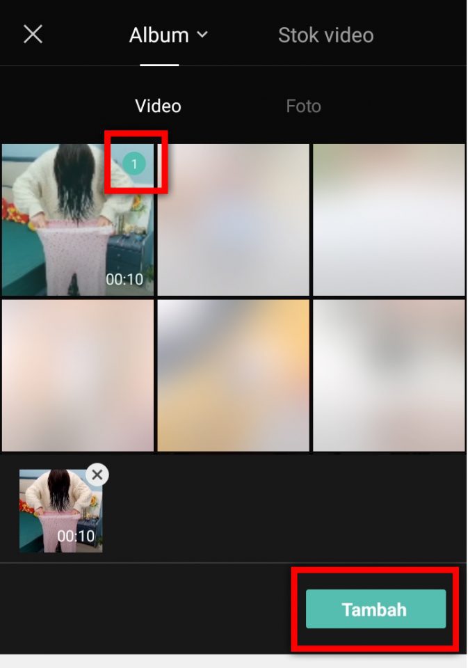 Cara memisahkan audio dari video di capcut
