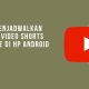 Cara Menjadwalkan Upload Video Shorts YouTube di Android