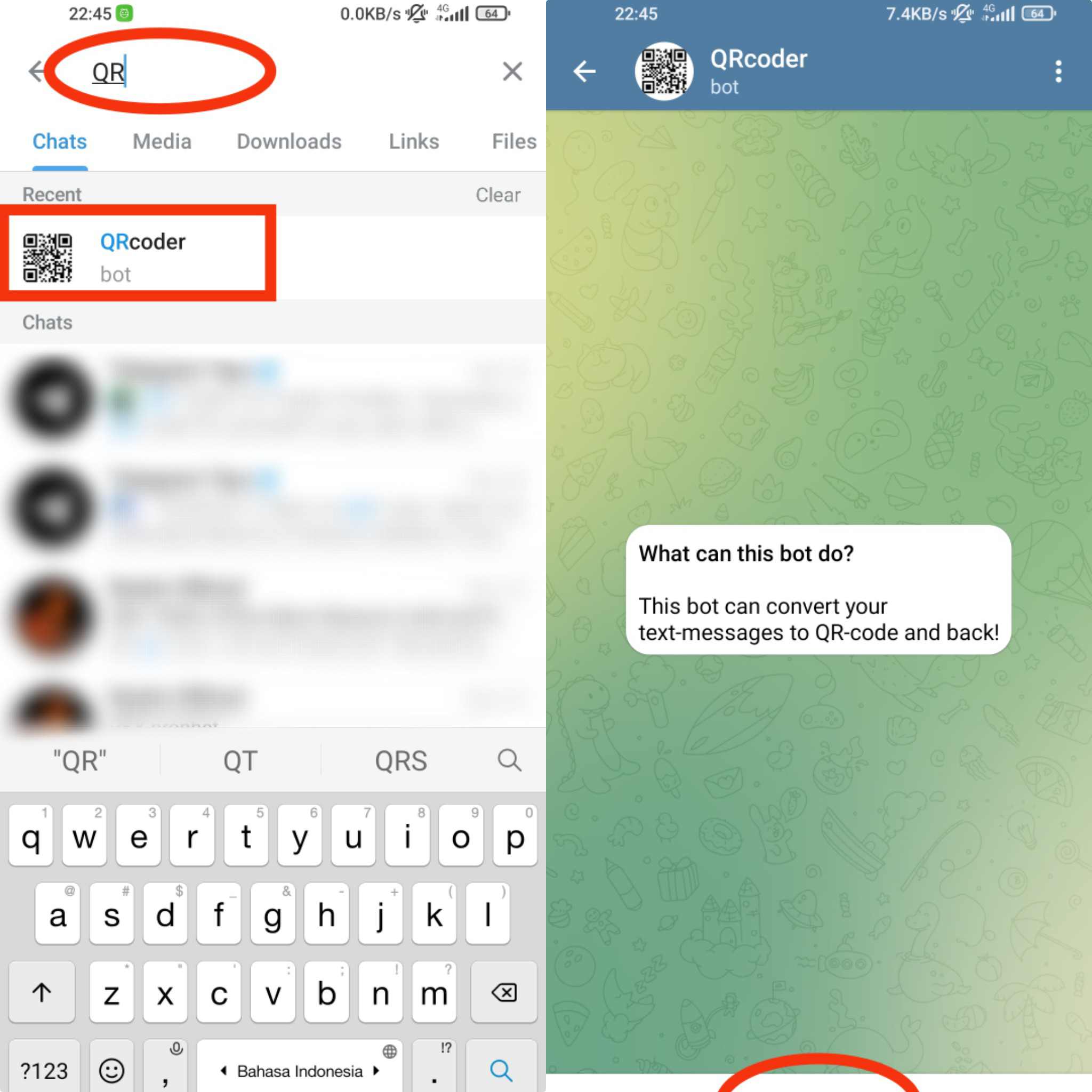Cara Buat Kode QR dan Scan dengan Telegram 1