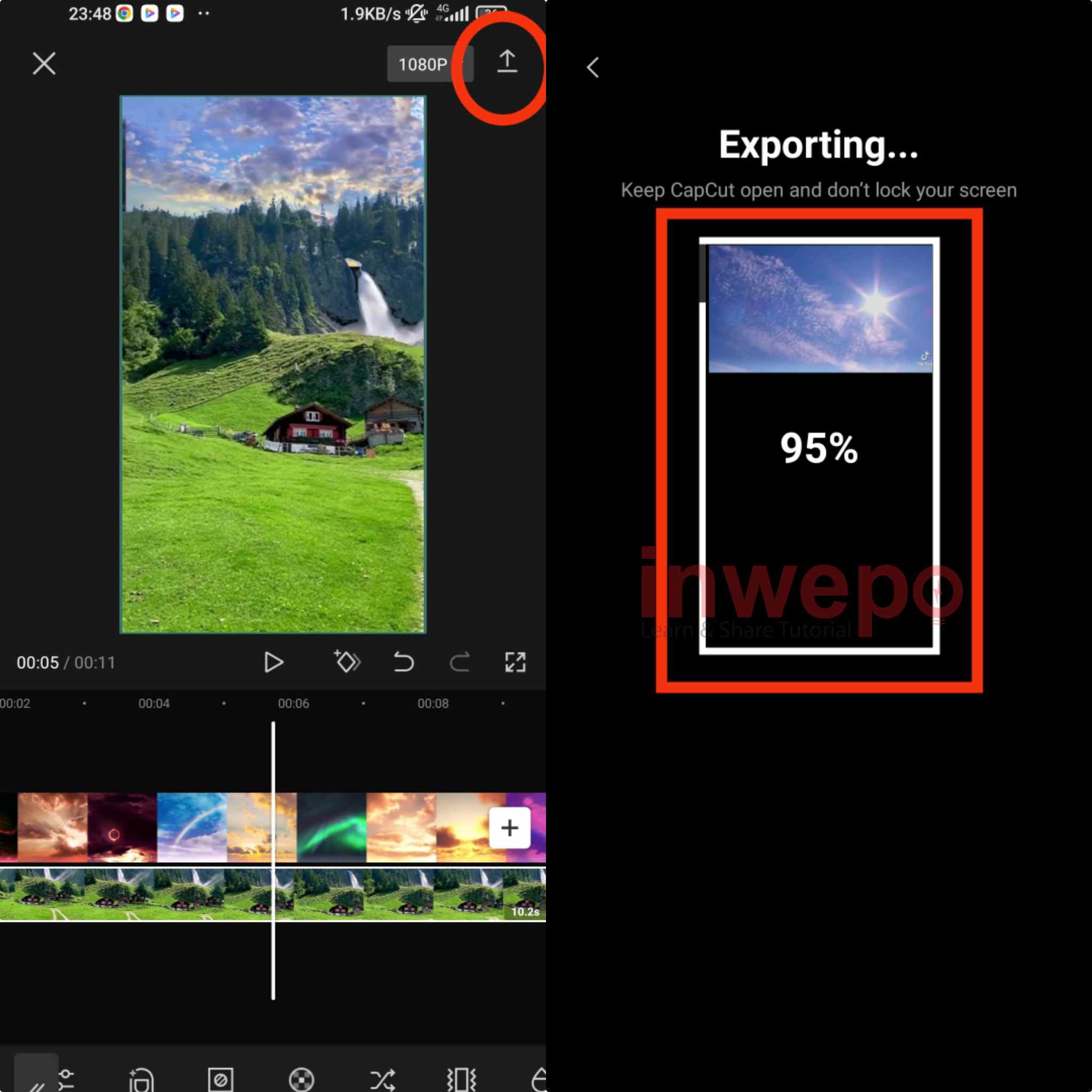 Cara Ubah Langit Video di CapCut gambar 5