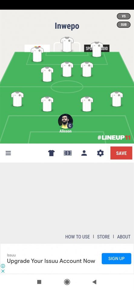 Cara Membuat Line Up Tim Kesebelasan Sepakbola Favorit 6
