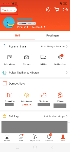 Mendapatkan Saldo Iklan Gratis dari Shopee Screenshot 1