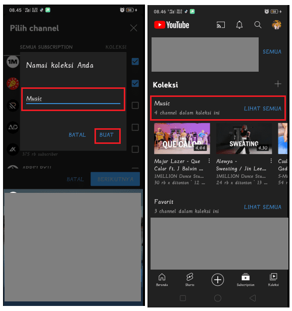 Cara Menggunakan Fitur Koleksi di Aplikasi YouTube 2