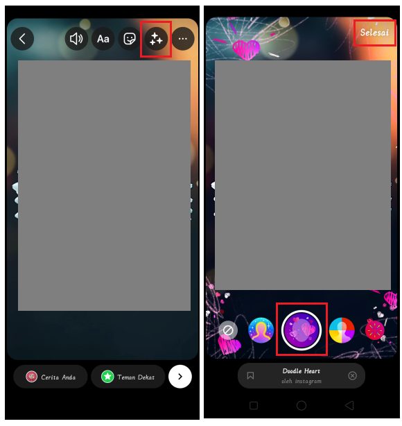 Cara Menggunakan Dua Filter dalam Satu Story Instagram 3