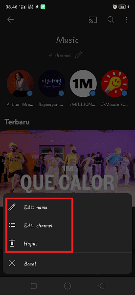 Cara Menggunakan Fitur Koleksi di Aplikasi YouTube 4
