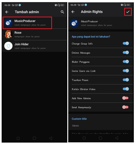 Cara Memutar Lagu di Voice Chat Group Telegram 4