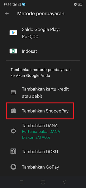 Cara Hapus Metode Pembayaran di Google Play Store 5