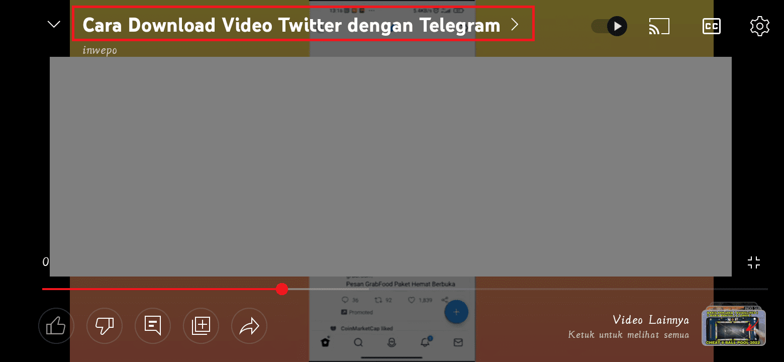 Cara Menggunakan Fitur Teks Transkip di YouTube Android 1