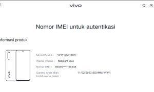 Cara mengetahui masa garansi vivo