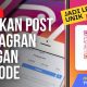 Cara Bagikan Post Instagram Dengan QR Code
